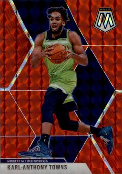 2019-20 Panini Mosaic - Red Prizm #83 Karl-Anthony Towns Front