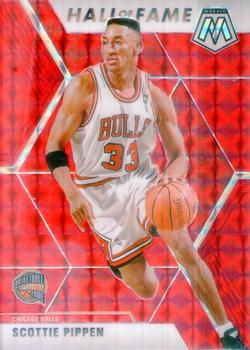2019-20 Panini Mosaic - Red Prizm #292 Scottie Pippen Front