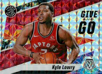 2019-20 Panini Mosaic - Give and Go Mosaic #13 Kyle Lowry Front