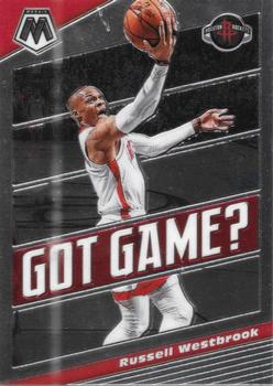 2019-20 Panini Mosaic - Got Game? #8 Russell Westbrook Front