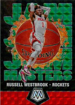 2019-20 Panini Mosaic - Jam Masters Green #5 Russell Westbrook Front
