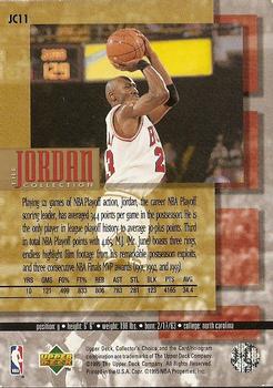 1995-96 Collector's Choice - The Jordan Collection #JC11 Michael Jordan Back