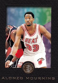 1995-96 SkyBox E-XL #43 Alonzo Mourning Front