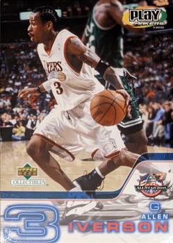 2001 Upper Deck Collectibles NBA PlayMakers 2001 All-Star Game #AS-1 Allen Iverson Front