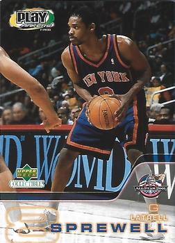 2001 Upper Deck Collectibles NBA PlayMakers 2001 All-Star Game #AS-2 Latrell Sprewell Front