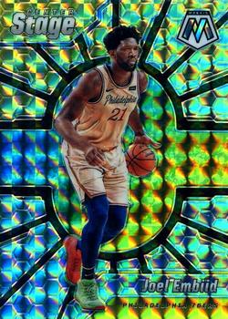 2019-20 Panini Mosaic - Center Stage #5 Joel Embiid Front
