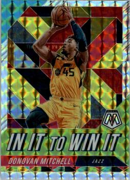 2019-20 Panini Mosaic - In It to Win It #6 Donovan Mitchell Front