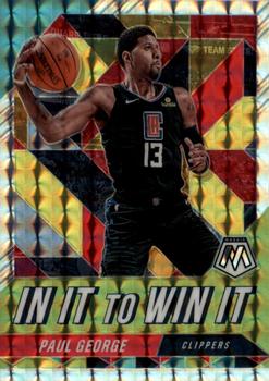 2019-20 Panini Mosaic - In It to Win It #8 Paul George Front