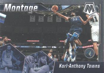 2019-20 Panini Mosaic - Montage #26 Karl-Anthony Towns Front