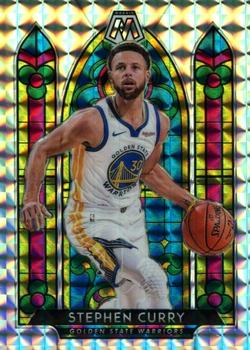 2019-20 Panini Mosaic - Stained Glass #1 Stephen Curry Front