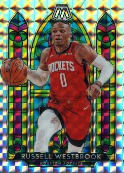 2019-20 Panini Mosaic - Stained Glass #2 Russell Westbrook Front
