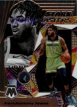 2019-20 Panini Mosaic - Stare Masters #4 Karl-Anthony Towns Front