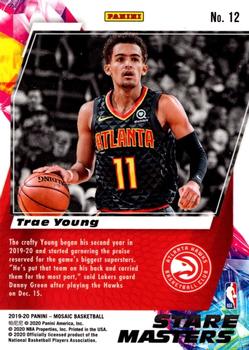 2019-20 Panini Mosaic - Stare Masters #12 Trae Young Back
