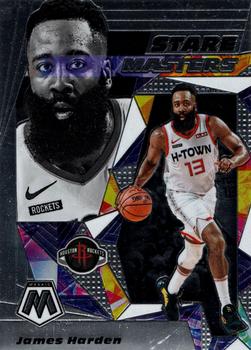 2019-20 Panini Mosaic - Stare Masters #22 James Harden Front