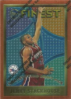 1995-96 Finest #113 Jerry Stackhouse Front
