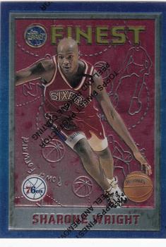 1995-96 Finest #4 Sharone Wright Front