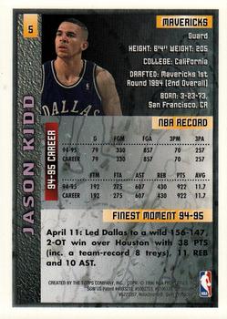 1995-96 Finest #5 Jason Kidd Back