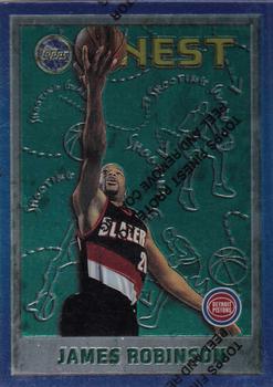 1995-96 Finest #8 James Robinson Front
