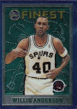 1995-96 Finest #24 Willie Anderson Front