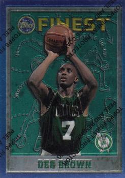 1995-96 Finest #29 Dee Brown Front