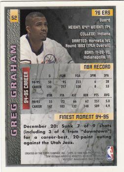 1995-96 Finest #52 Greg Graham Back