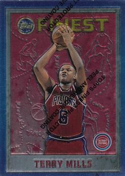 1995-96 Finest #56 Terry Mills Front