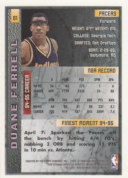 1995-96 Finest #61 Duane Ferrell Back