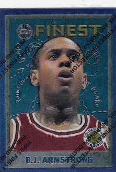 1995-96 Finest #81 B.J. Armstrong Front