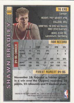 1995-96 Finest #100 Shawn Bradley Back