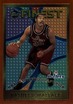 1995-96 Finest #114 Rasheed Wallace Front