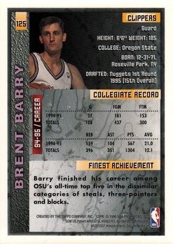 1995-96 Finest #125 Brent Barry Back