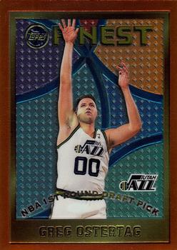 1995-96 Finest #138 Greg Ostertag Front