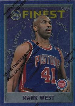 1995-96 Finest #200 Mark West Front