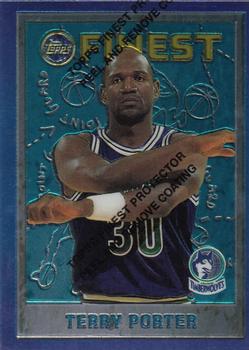 1995-96 Finest #222 Terry Porter Front
