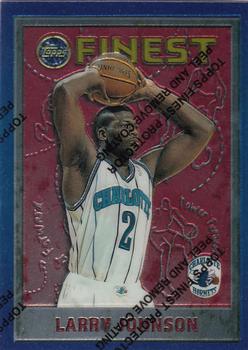 1995-96 Finest #233 Larry Johnson Front