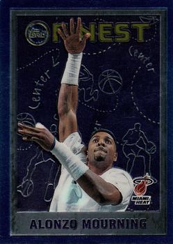 1995-96 Finest #247 Alonzo Mourning Front