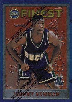 1995-96 Finest #249 Johnny Newman Front