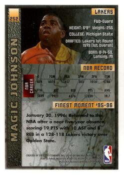 1995-96 Finest #252 Magic Johnson Back