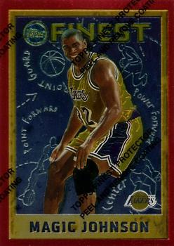1995-96 Finest #252 Magic Johnson Front