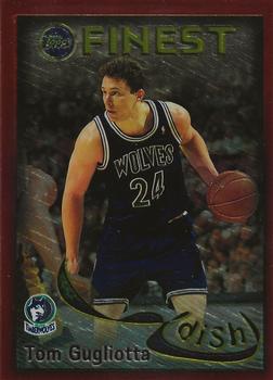 1995-96 Finest - Dish and Swish #DS16 Tom Gugliotta / Christian Laettner Front
