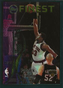 1995-96 Finest - Dish and Swish #DS18 Patrick Ewing / Derek Harper Back