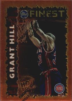1995-96 Finest - Hot Stuff #HS2 Grant Hill Front