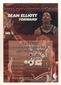 1995-96 Finest - Hot Stuff #HS5 Sean Elliott Back