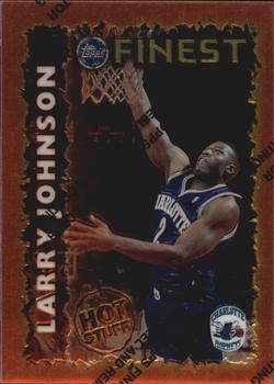 1995-96 Finest - Hot Stuff #HS7 Larry Johnson Front