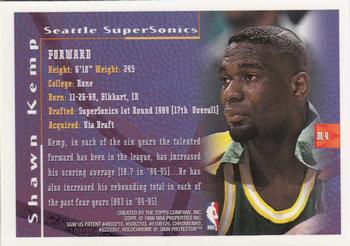 1995-96 Finest - Mystery #M4 Shawn Kemp Back