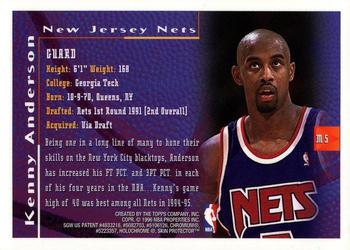 1995-96 Finest - Mystery #M5 Kenny Anderson Back