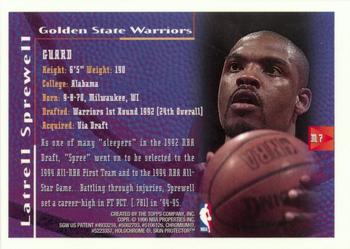 1995-96 Finest - Mystery #M7 Latrell Sprewell Back