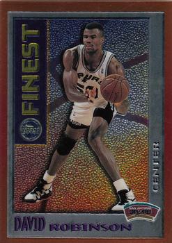 1995-96 Finest - Mystery #M11 David Robinson Front