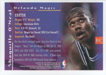 1995-96 Finest - Mystery #M22 Shaquille O'Neal Back