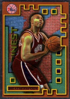 1995-96 Finest - Mystery #M39 Clarence Weatherspoon Front
